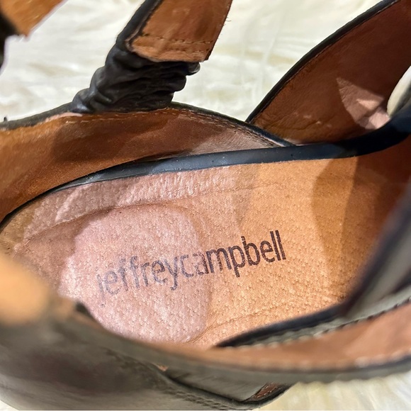 [SOLD] Jeffrey Campbell x Revolve Levelup Sandal Boots Black Leather US8.5 Alt - Picture 7 of 11